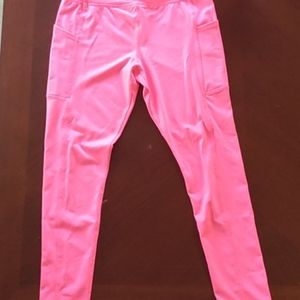 Hot pink leggings